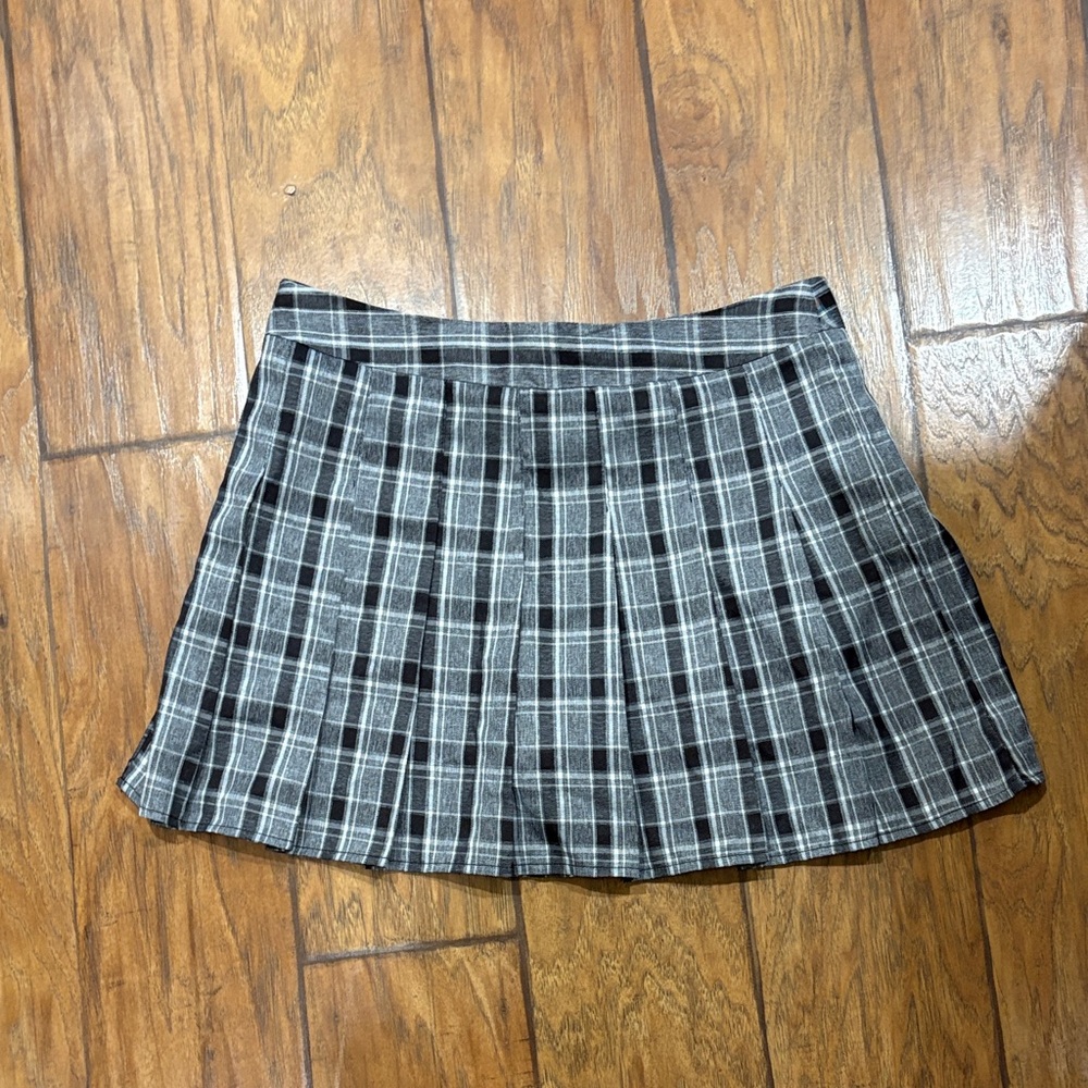 Amazon Classic Plaid Mini Skirt